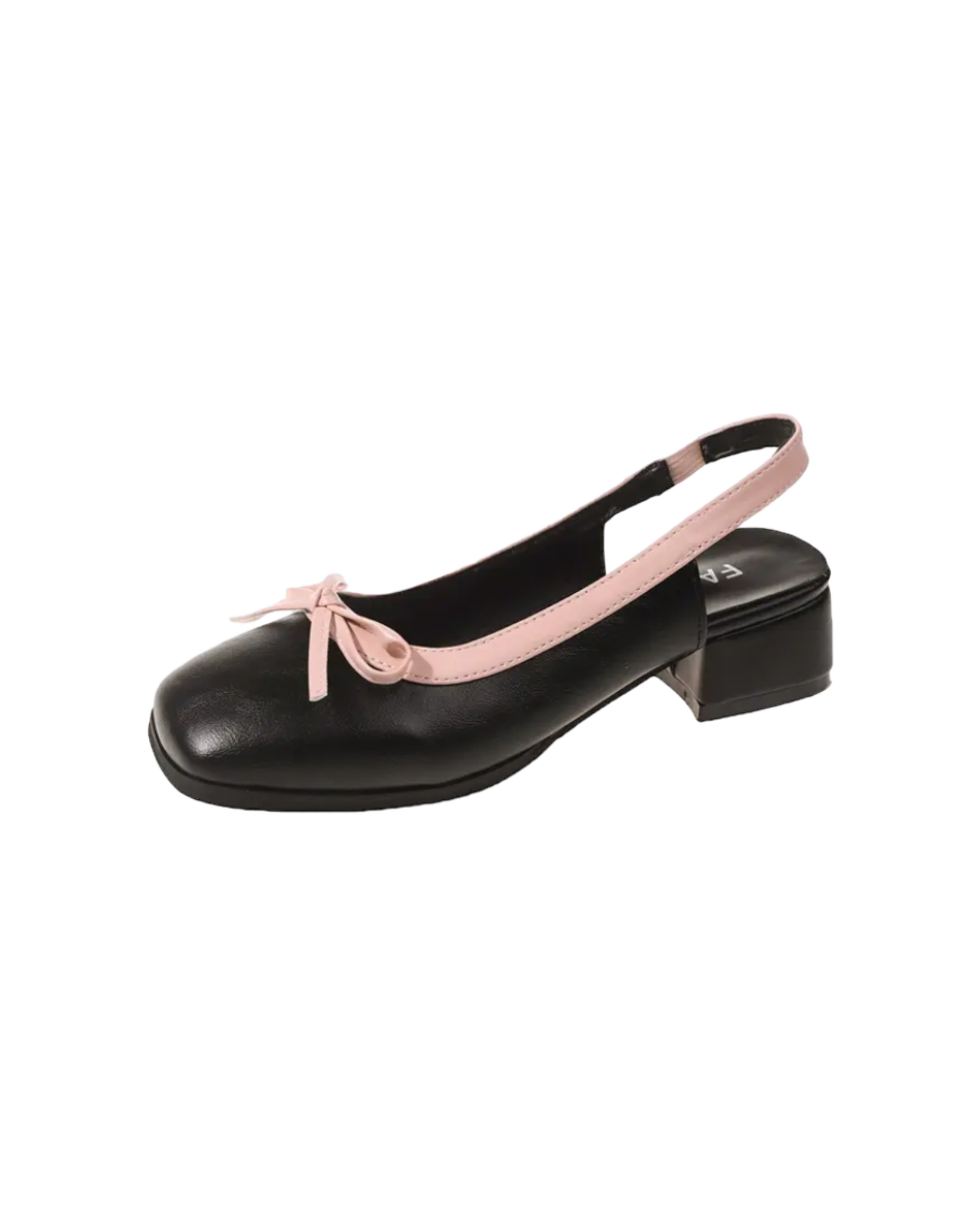 Raised Ballerina Pumps in Black Season Prestige