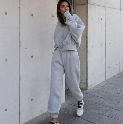 Women's Casual Hoodie Coat Sports Suit Season Prestige