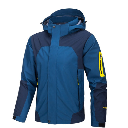 Men's Jacket Thin Outdoor Windproof Hooded Coat