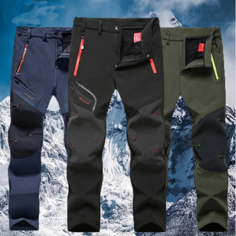 Softshell Fleece Outdoor Pants Trekking,hiking pants men