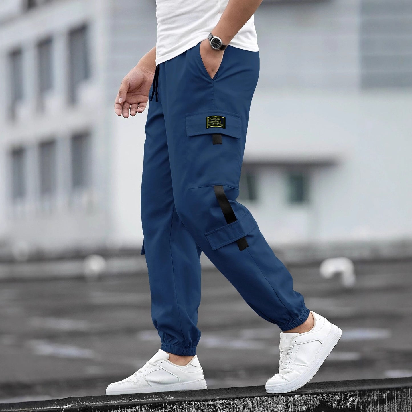Retro Utility Jogger | Casual Cargo Work Pants