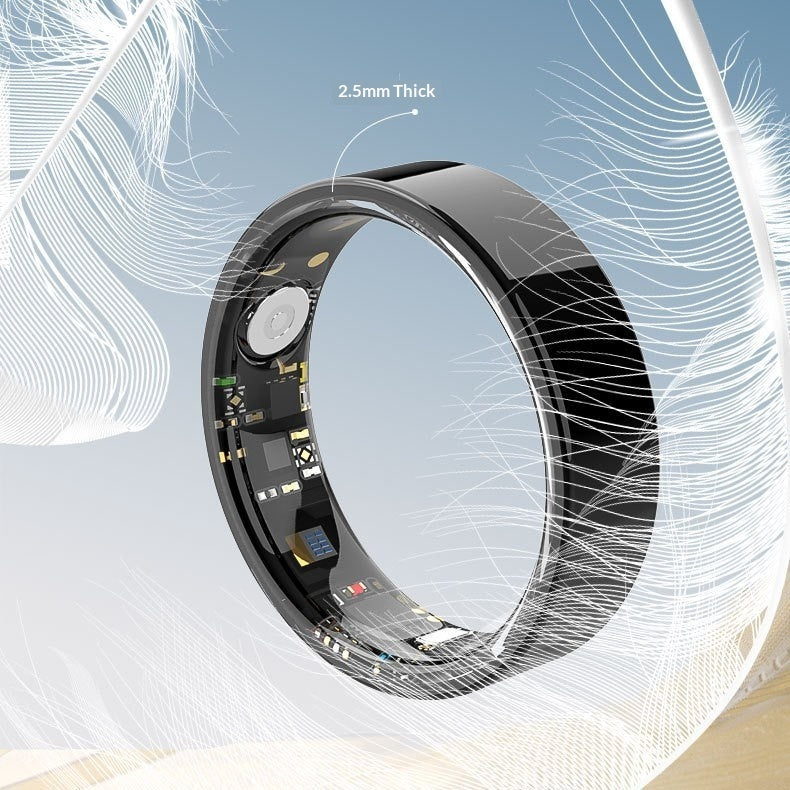 The Apex Sentinel: Titanium Multi-Functional Smart Ring