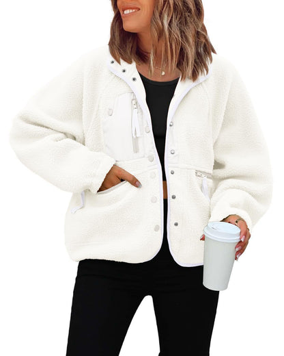 Sports Fleece And Leisure Sweater Jacket Top