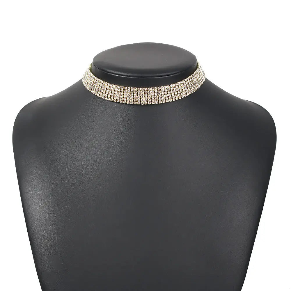  women and Girls gold and silver rhinestone Necklace for every occasion 