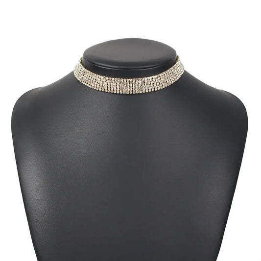  women and Girls gold and silver rhinestone Necklace for every occasion 
