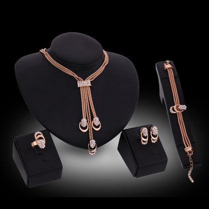 Gold Bridal Jewelry Set Season Prestige