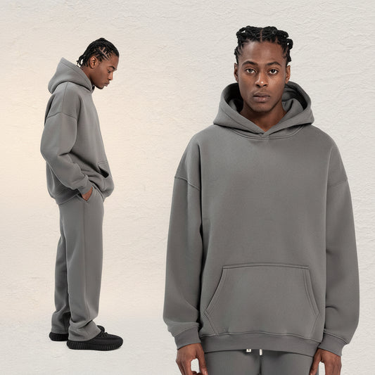 Plush Loose Sweater Suit For Men