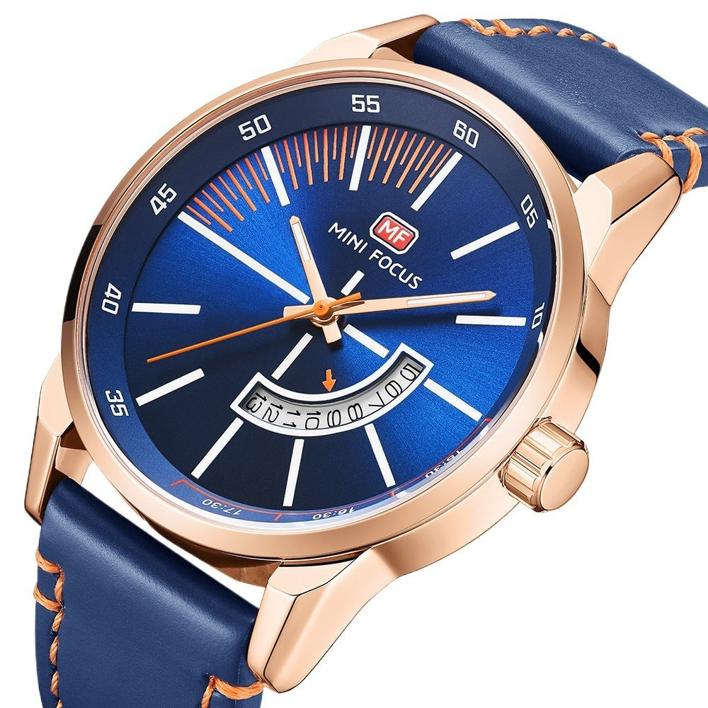 Side profile of The Sovereign Chrono showing the15mm architectural steel case - Season Prestige 