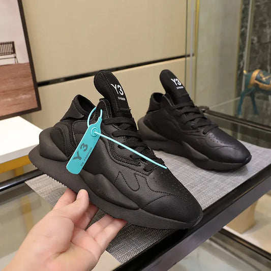 Men's Fashion Casual Leather Running Sneakers - Season Prestige