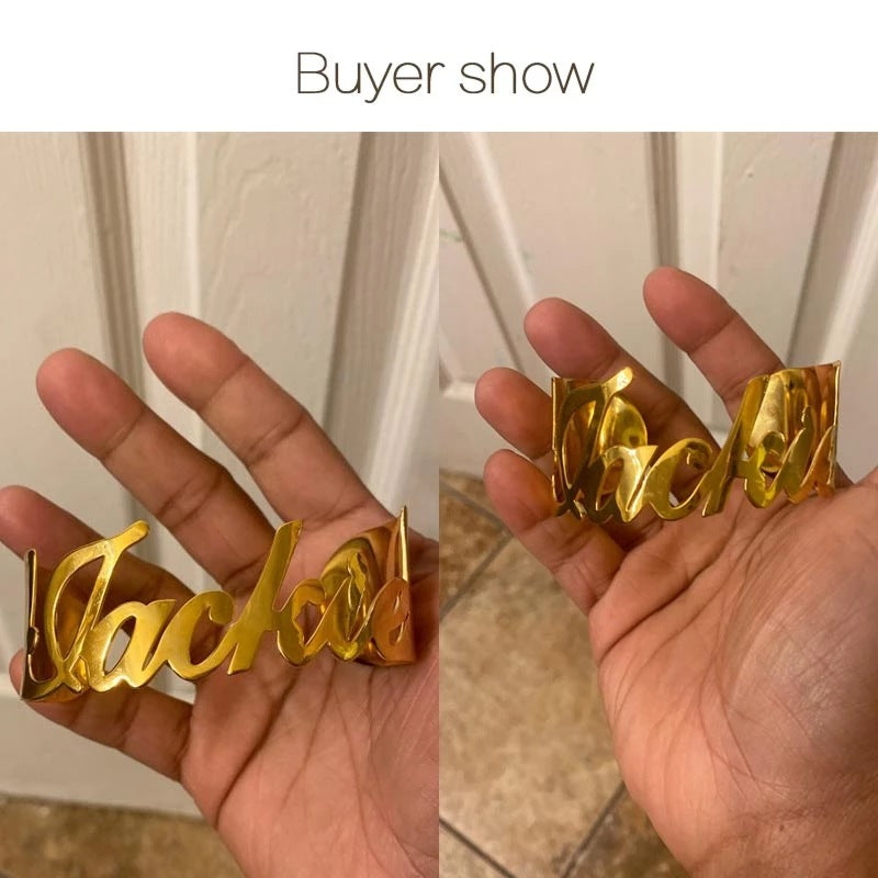 Women's Stainless Steel Lettered Bracelet Season Prestige