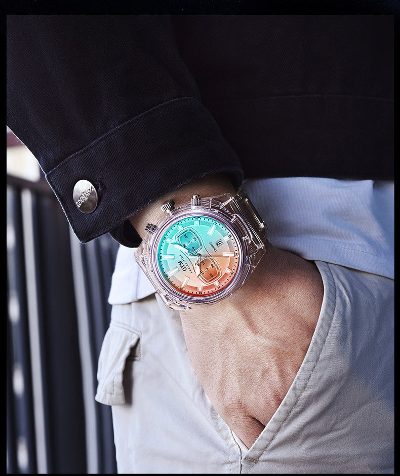 Mens Waterproof Luminous OTM Student Watch