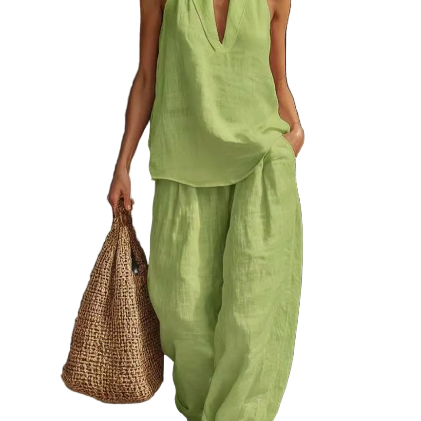 Women's Casual Wide Leg Pants Set |Season Prestige