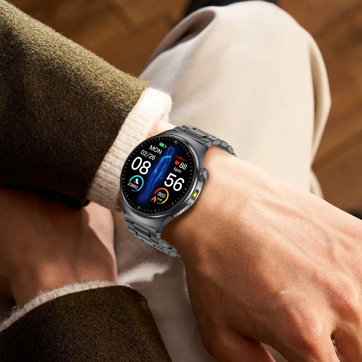 TK27 Bluetooth Smartwatch Non-Invasive Health Bracelet