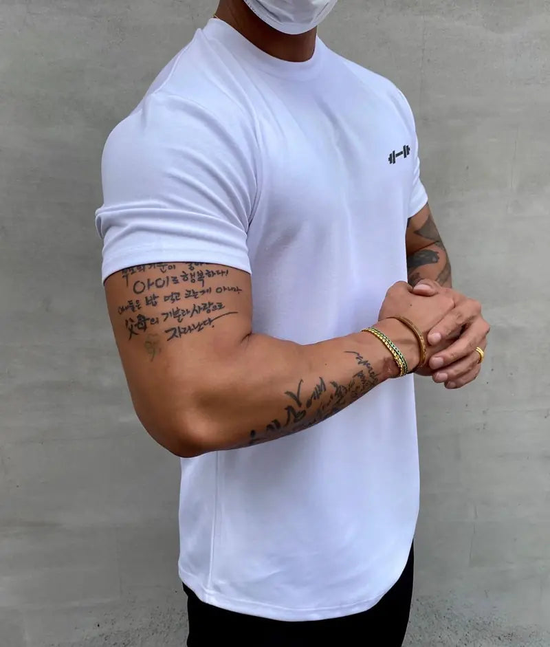 Gym Muscle Fitness T-Shirt Men