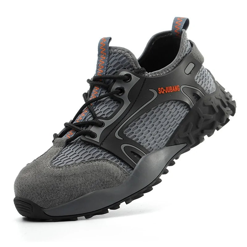 Anti-collision and Anti-smashing Breathable  Safety Shoes  Men's comfortable work Boots