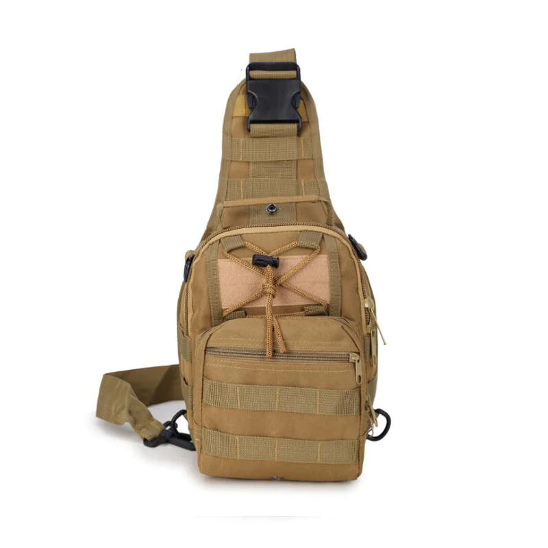 Mens Backpack Tactical Sling Shoulder Bag Molle Travel Chest Pack Outdoor Hiking bag