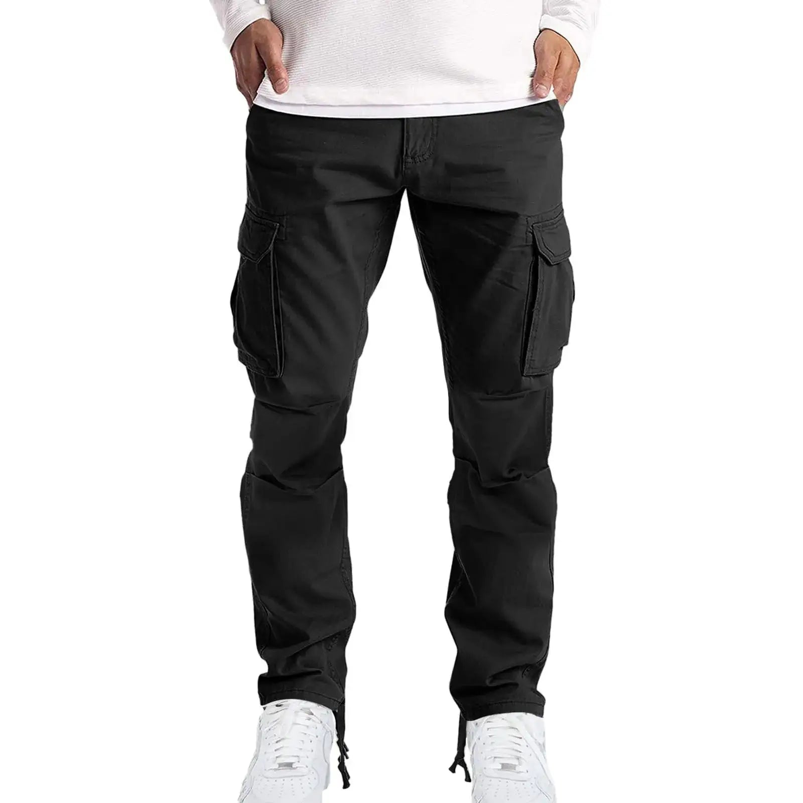 Multi pocket sweatpants mens Relax Cargo Pants