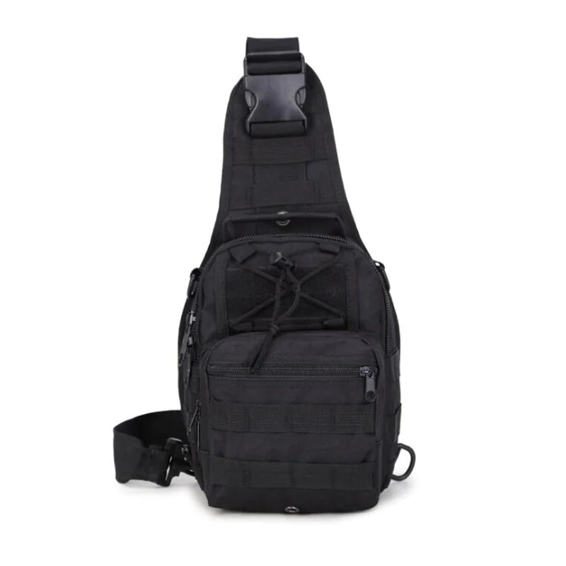 Mens Backpack Tactical Sling Shoulder Bag Molle Travel Chest Pack Outdoor Hiking bag