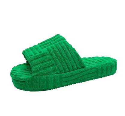 Seasonprestige Women's Furry Casual indoor outdoors Slippers