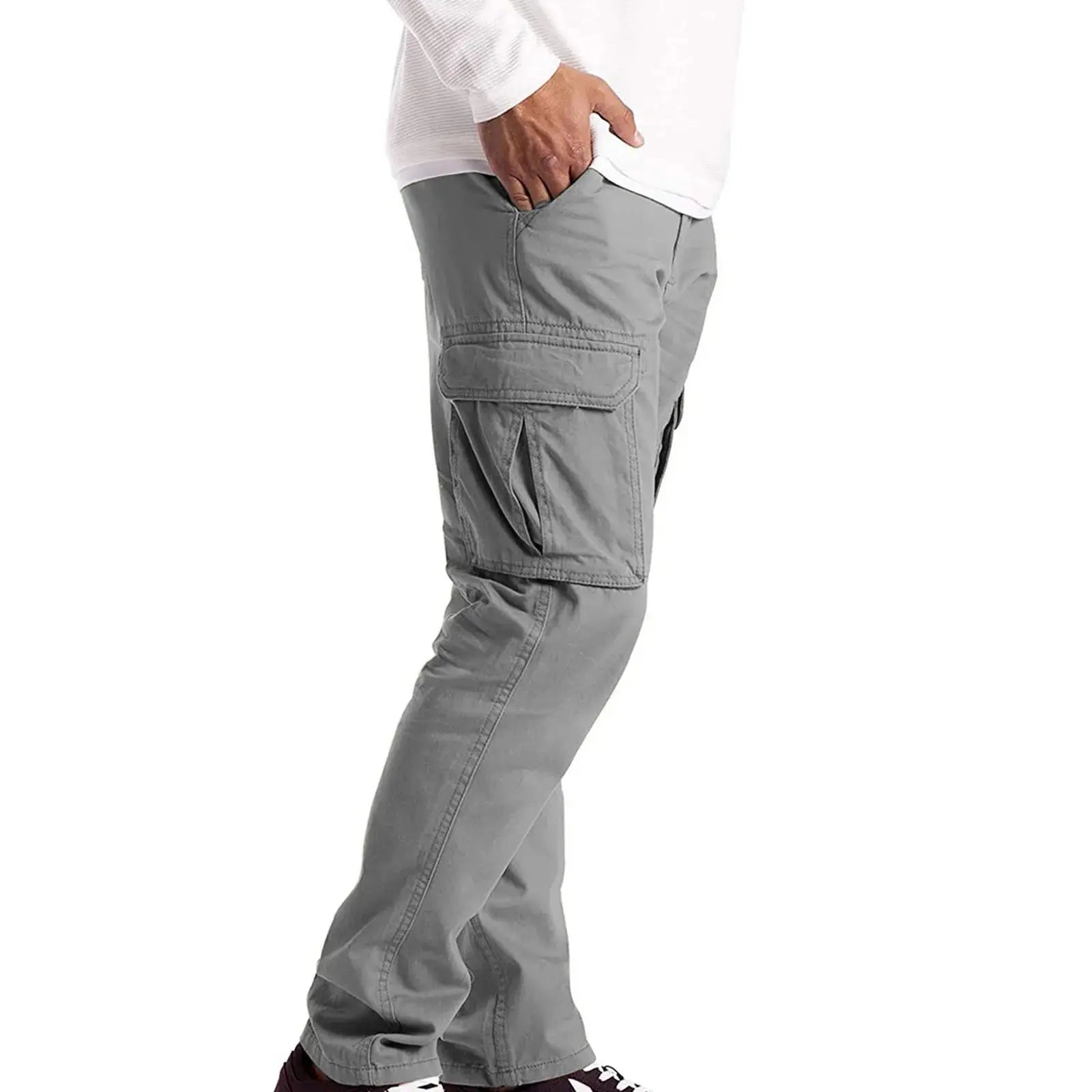 Multi pocket sweatpants mens Relax Cargo Pants