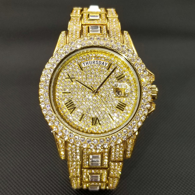 Full Iced Crystal Watch Season Prestige