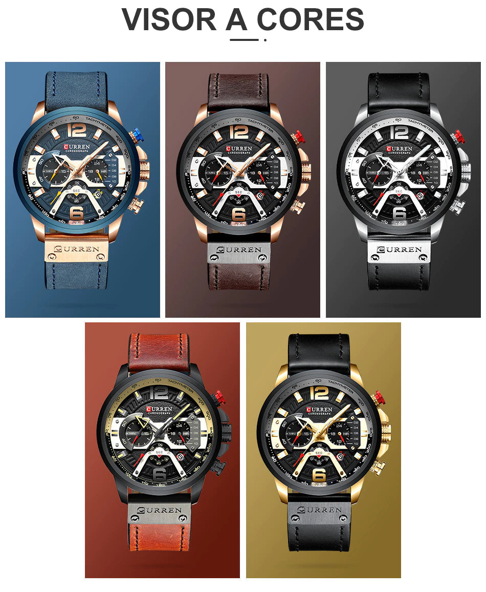 Waterproof Leather Watch Season Prestige