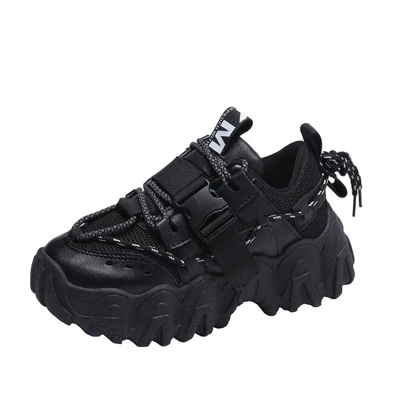 Casual Black Sports Sneakers - Season Prestige