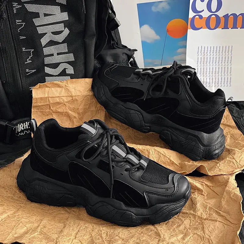 Mesh Sneakers, Low-Top Casual Daddy Shoes, - Season Prestige nike mesh shoes
