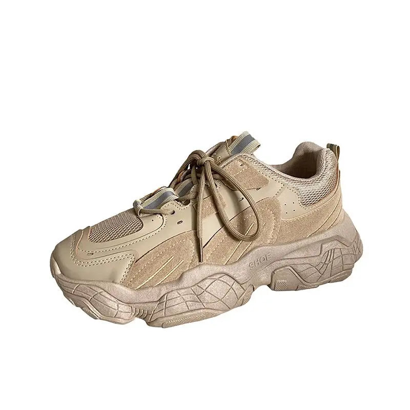 Mesh Sneakers, Low-Top Casual Daddy Shoes, - Season Prestige nike mesh shoes