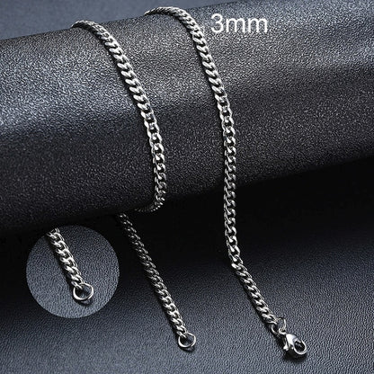 Unisex Cuban Chain Necklace Season Prestige