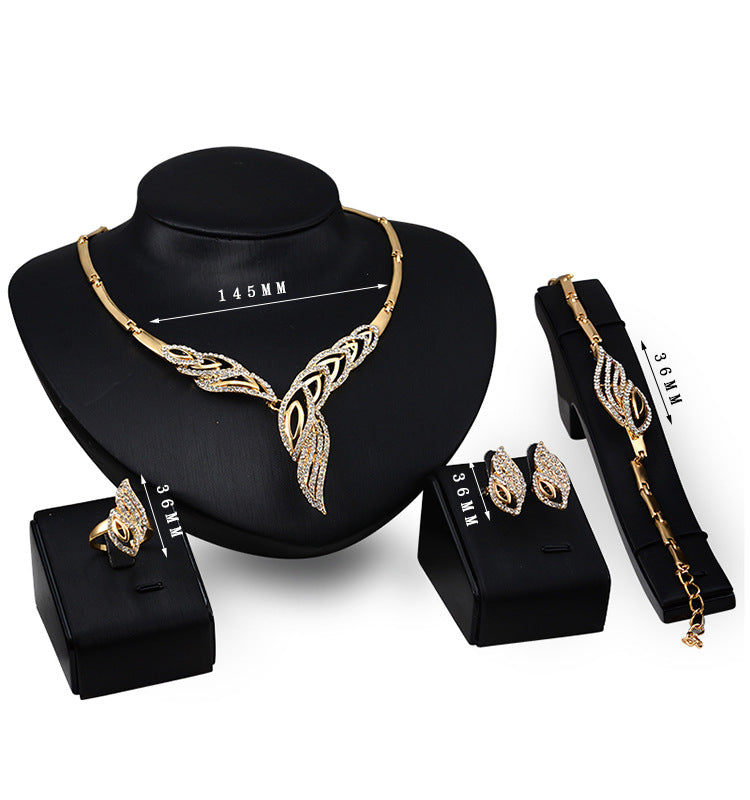 Gold Bridal Jewelry Set Season Prestige