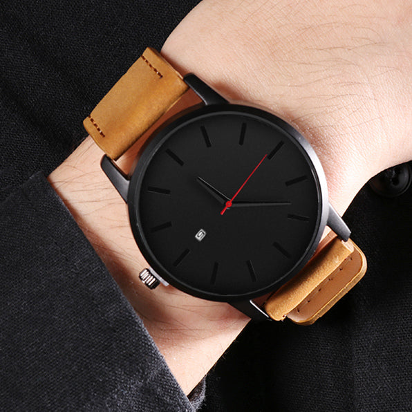 Leather Quartz Watch Season Prestige