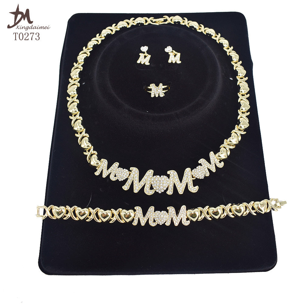 Gold-Plated Jewelry Set Season Prestige