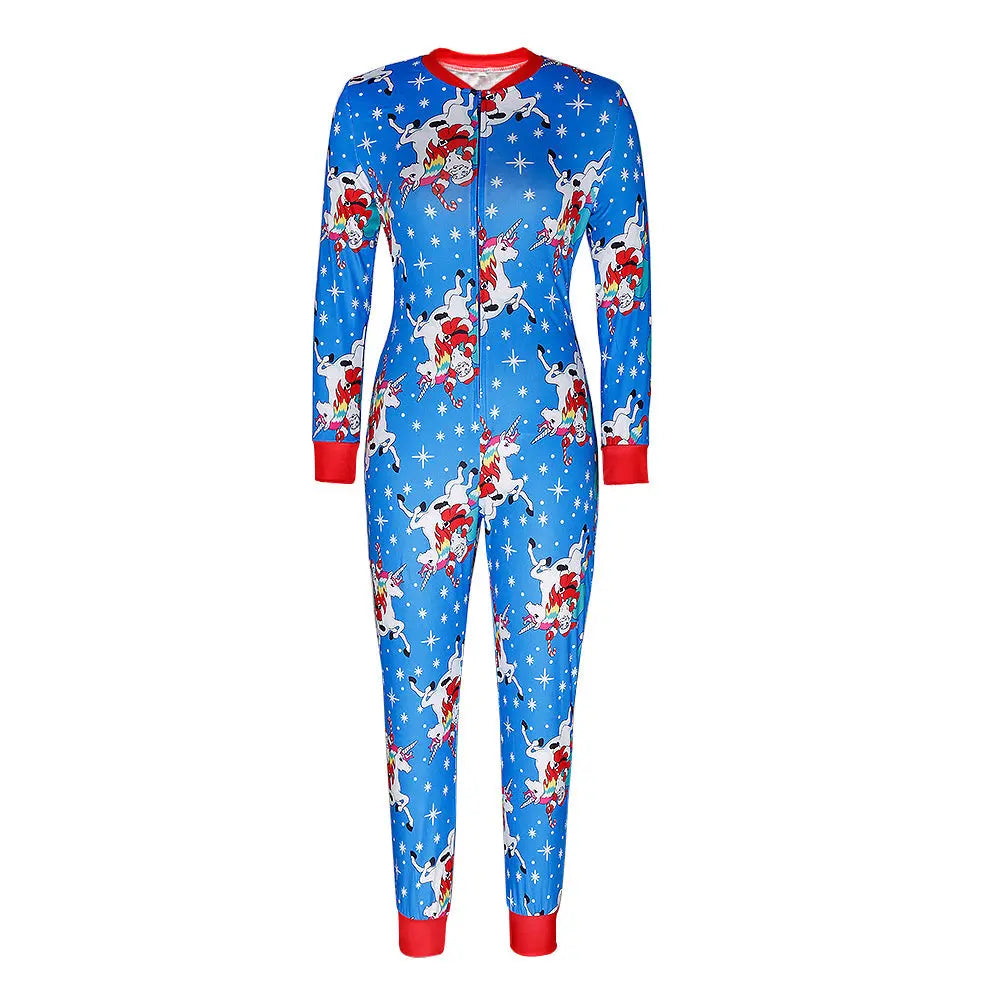 Season Prestige Christmas Jumpsuits: Festive Long-Sleeve Bodysuits