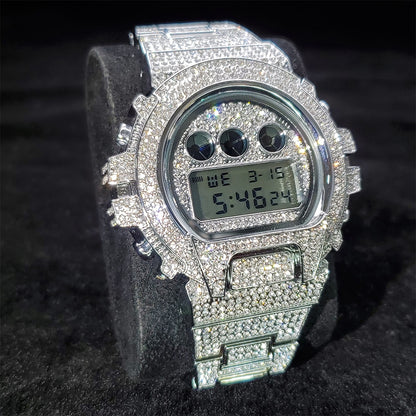 Digital Diamond Quartz Wristwatches Season Prestige
