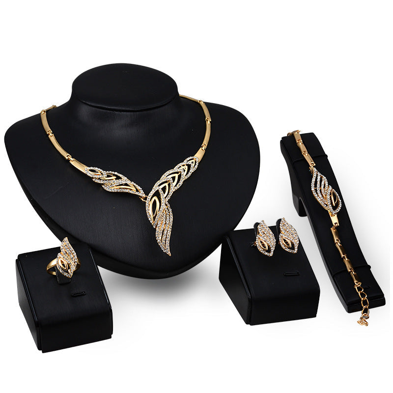 Gold Bridal Jewelry Set Season Prestige