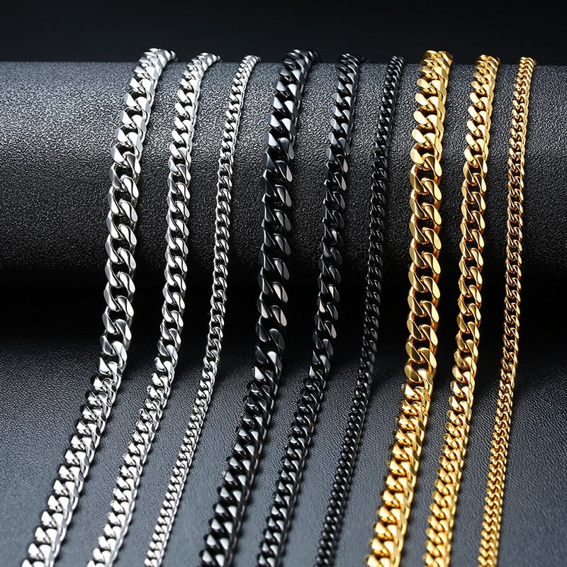 Unisex Cuban Chain Necklace Season Prestige