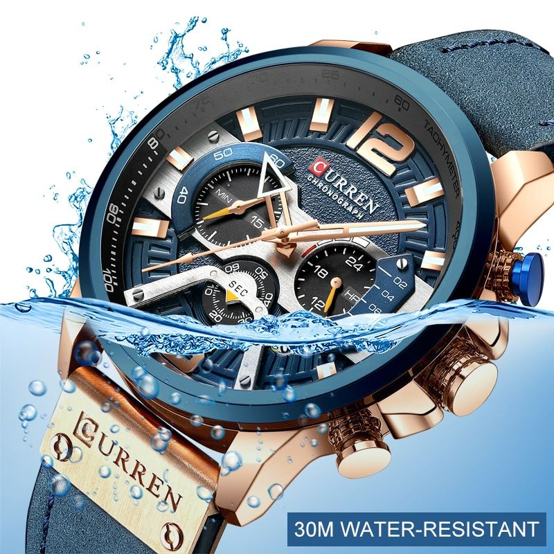 Waterproof Leather Watch Season Prestige