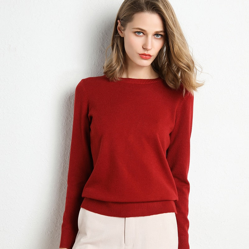 Knitted Pullover Women Sweater Season Prestige