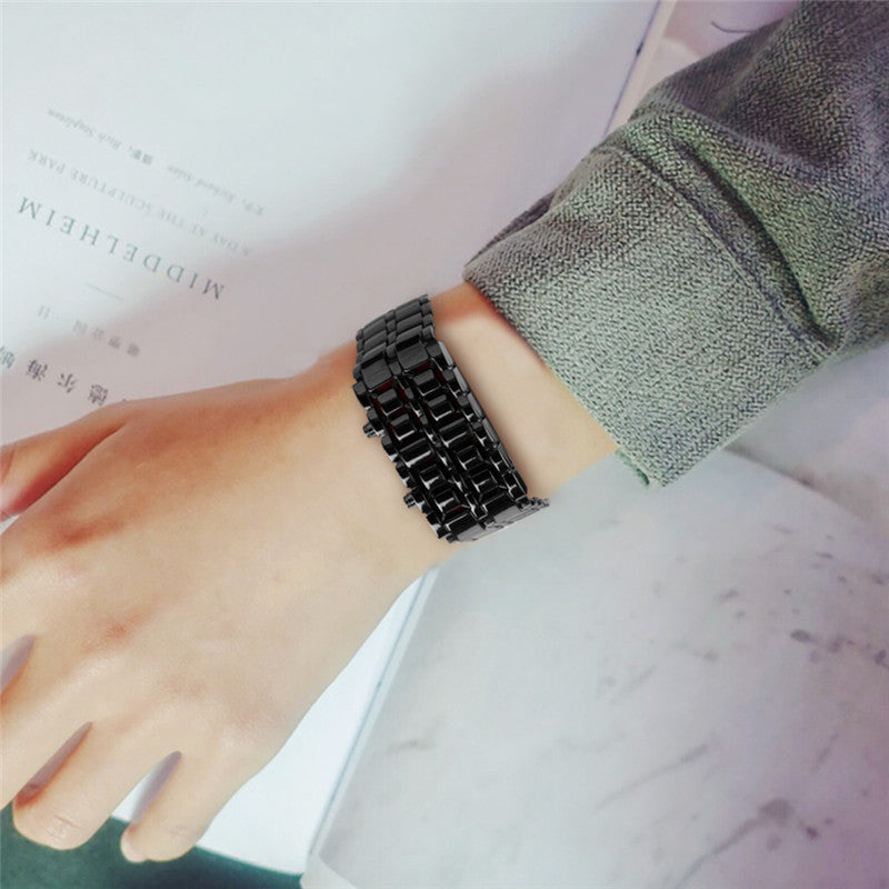 Digital Lava Wrist Watch Season Prestige
