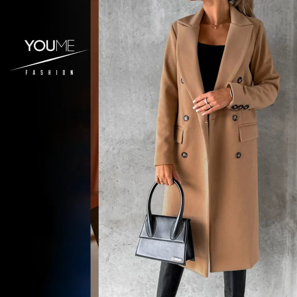 Season Prestige Women's Business Casual Overcoat | Graceful Style