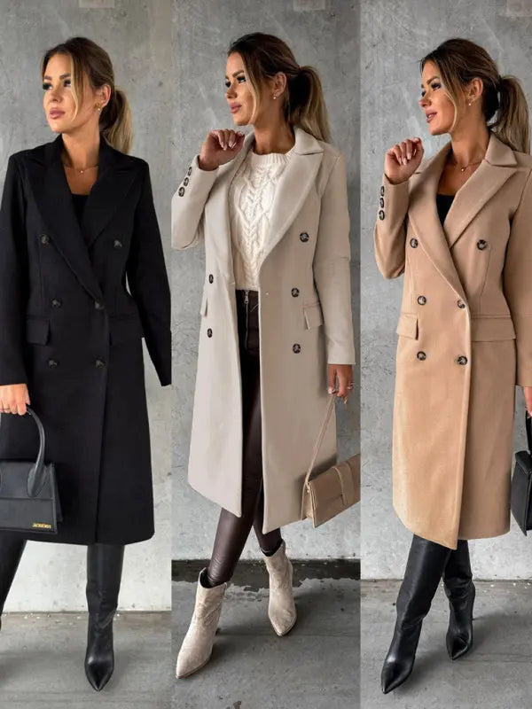 Season Prestige Women's Business Casual Overcoat | Graceful Style