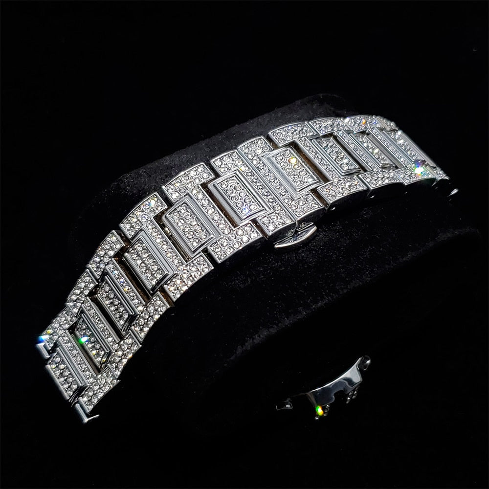 Digital Diamond Quartz Wristwatches Season Prestige