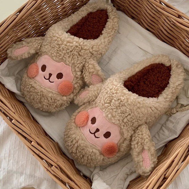 Fluffy Cute Animal Slippers Season Prestige