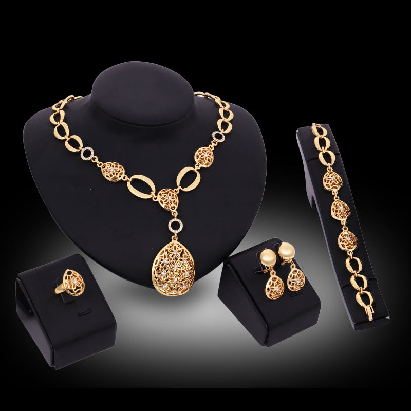 Gold Bridal Jewelry Set Season Prestige