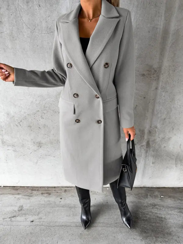 Season Prestige Women's Business Casual Overcoat | Graceful Style