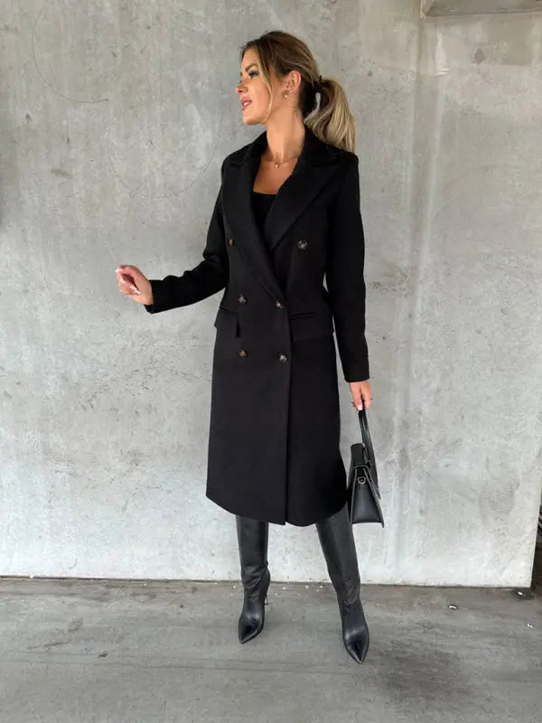 Season Prestige Women's Business Casual Overcoat | Graceful Style