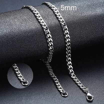 Unisex Cuban Chain Necklace Season Prestige