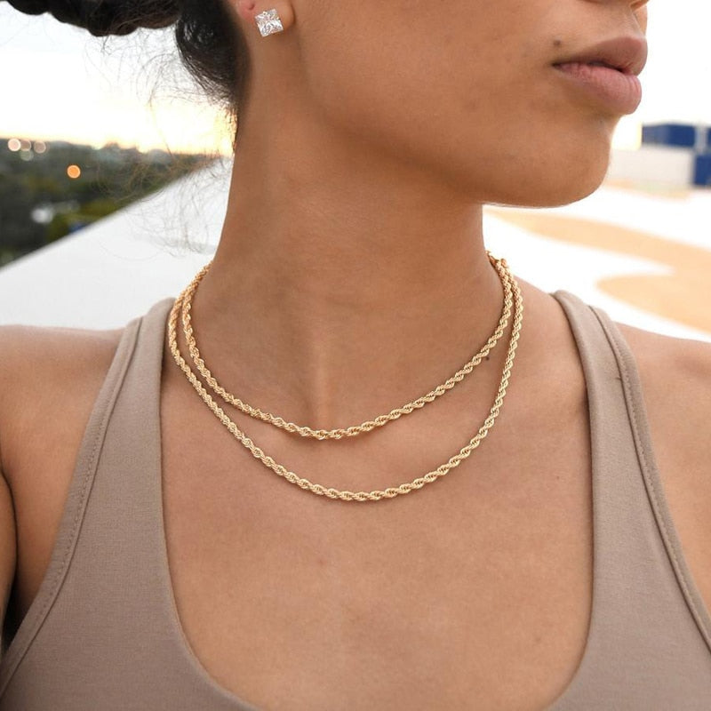 Rope Chain Women Necklace Season Prestige