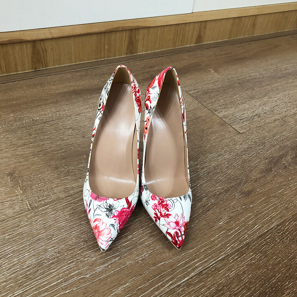 Veowalk Flowers Stiletto Pumps Season Prestige